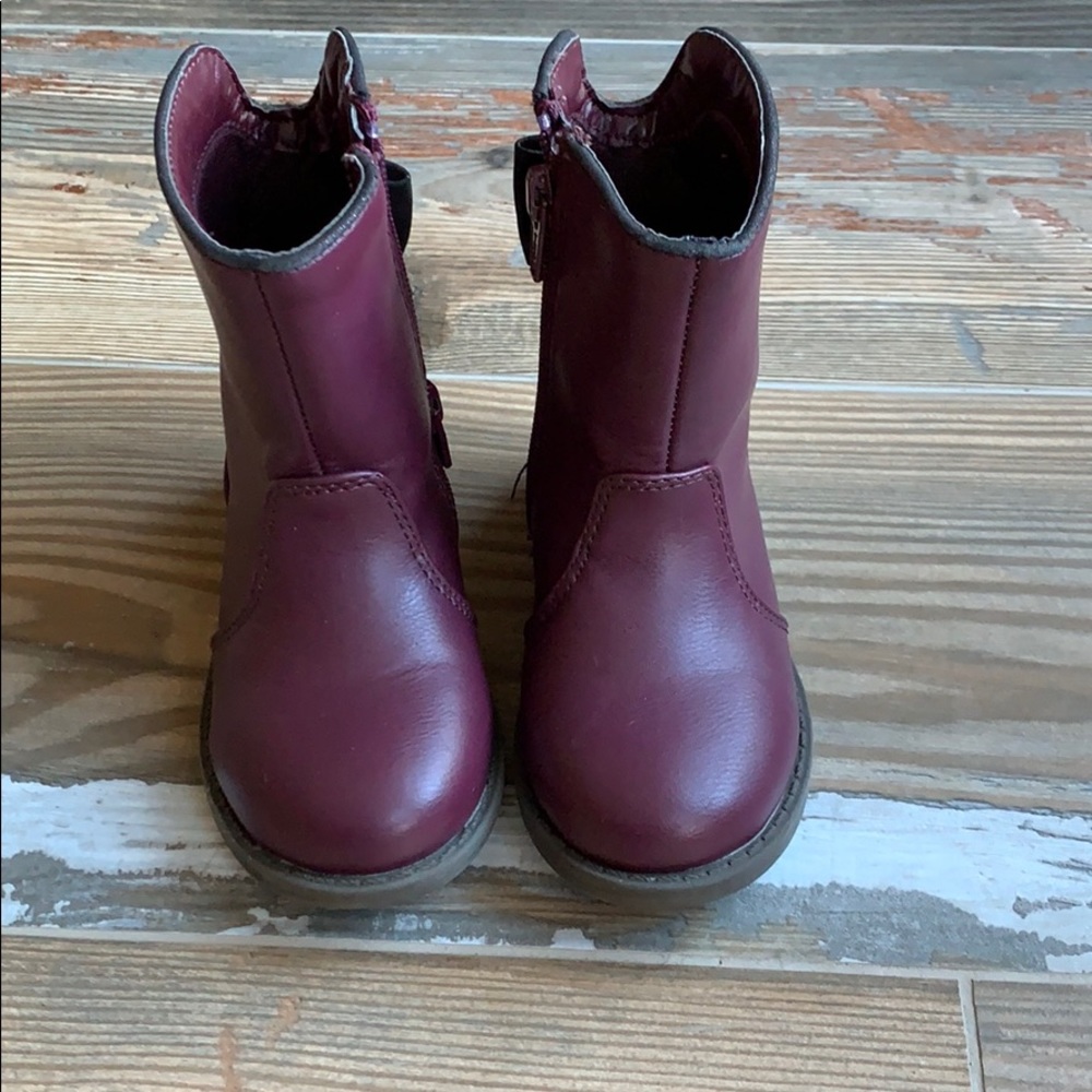 Wine colored boots